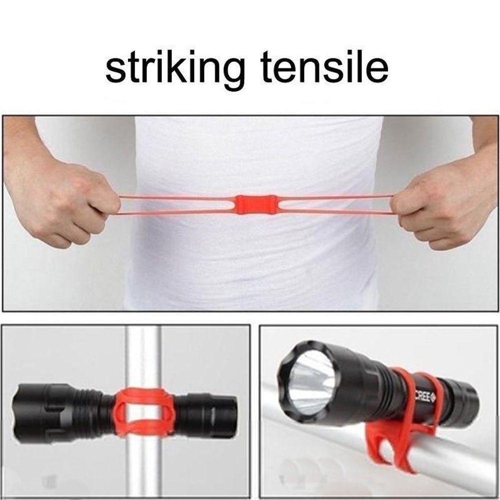 Set 5 Đèn Pin Xe Đạp Bền Bỉ Thiết Thực Thời Trang Kèm Dây Đeo Co Giãn Chất Lượng Cao