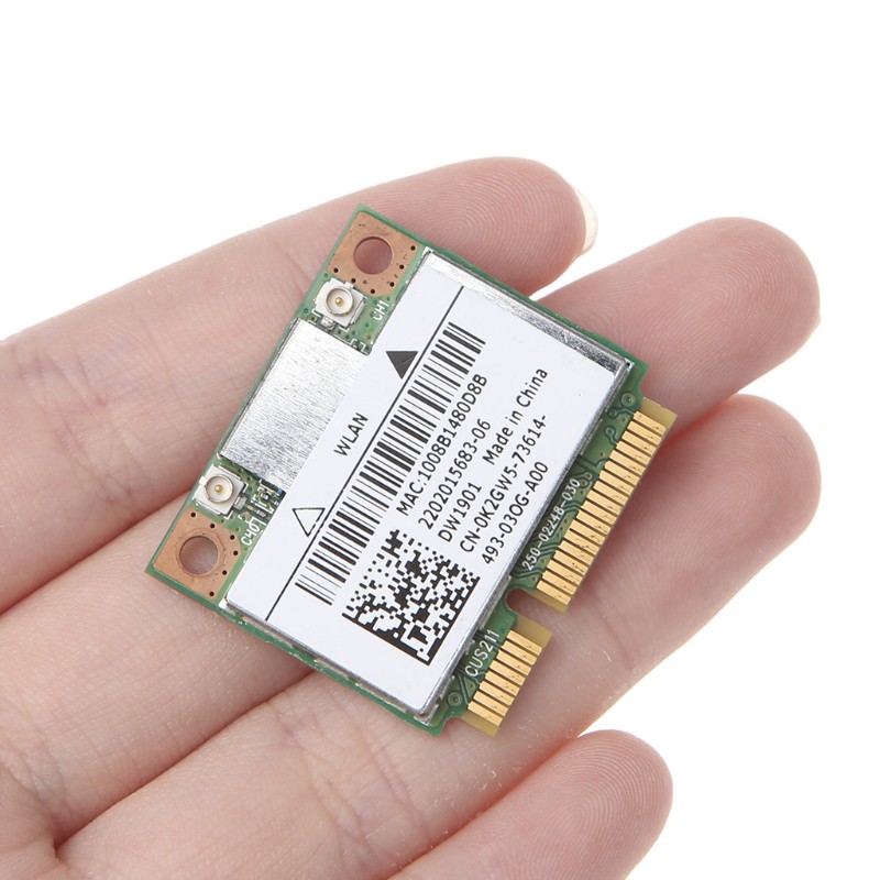 Card không dây mini PCI-E wifi bluetooth 4.0 dành cho DELL DW1901 AR5B22