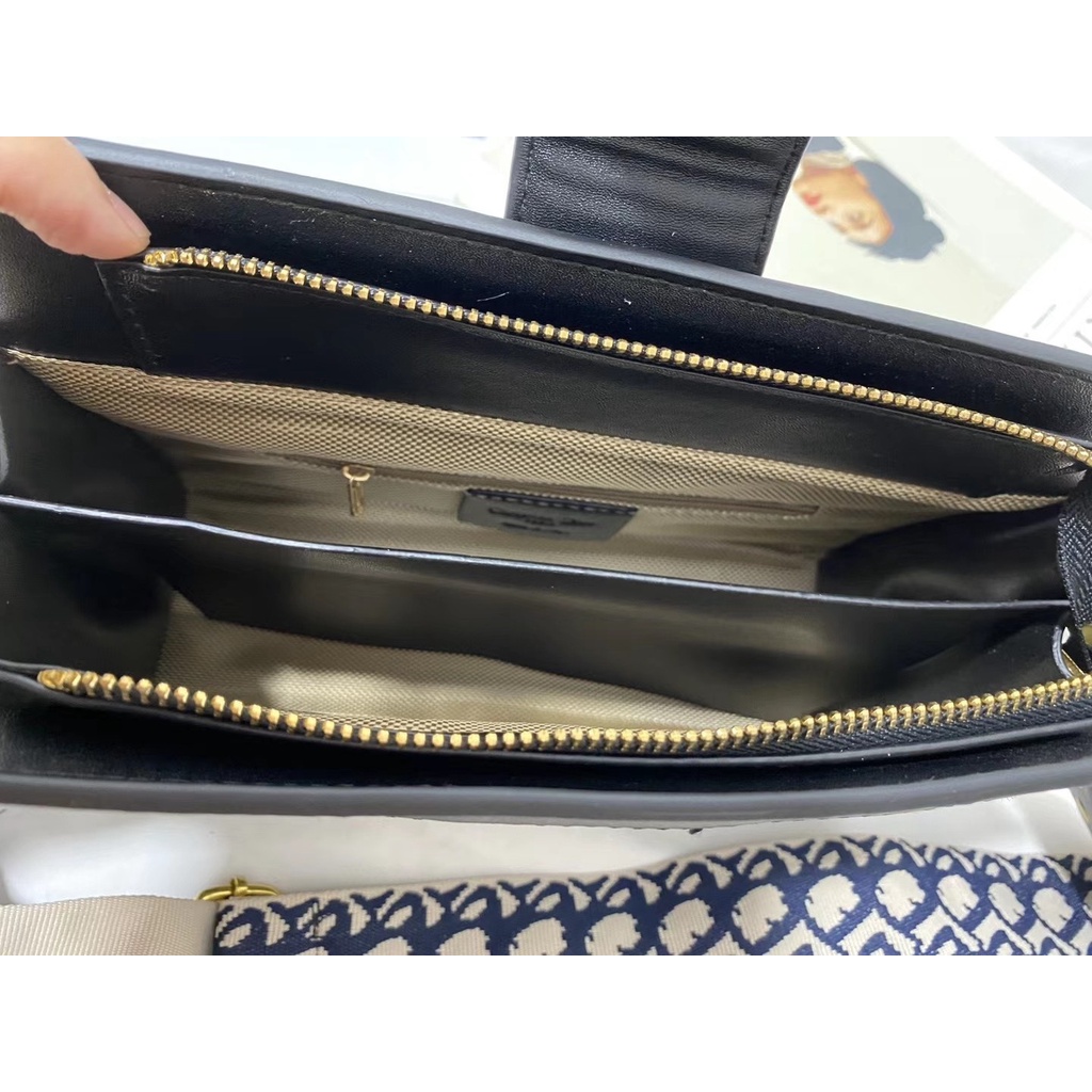 Dior_Túi đeo chéo phụ nữ Túi xách sang trọng bằng da PU Túi đeo chéo lớn