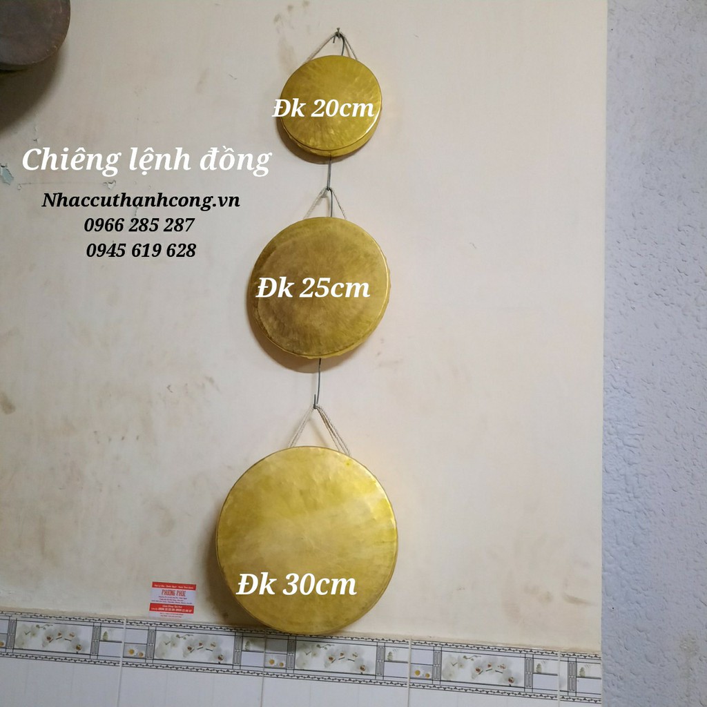 Lệnh đồng vàng đk20cm