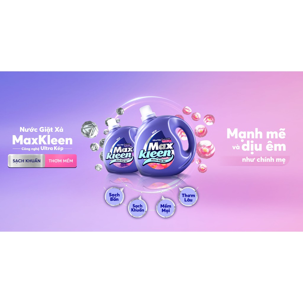 Chai Nước Giặt Xả Maxkleen Hương Hoa Nắng
