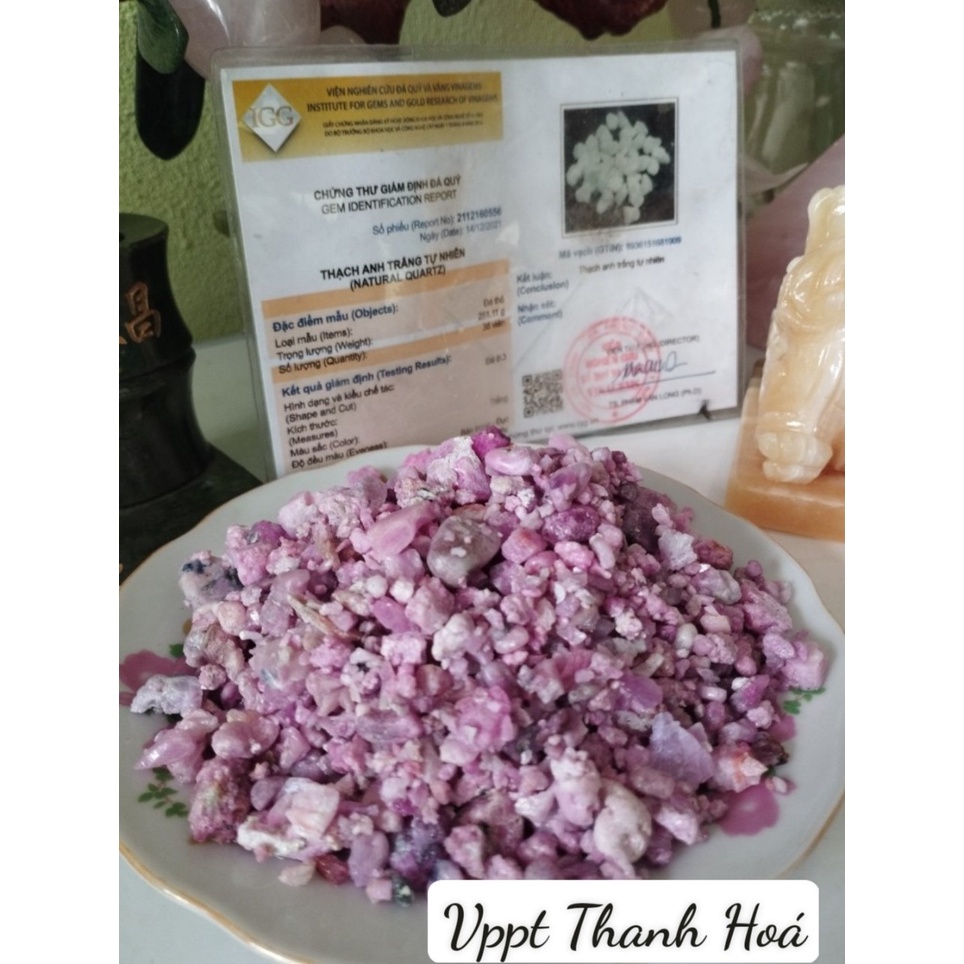 Vụn Đá Ruby Hồng Thô, Đá Thanh Tẩy Dùng Trong Tarot, thiền định, Reiki, Phong thủy