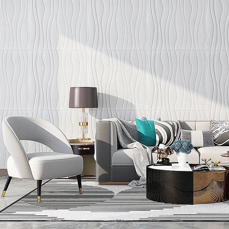 Miếng dán tường xốp 35x35cm chống thấm nước có keo dính chắc dùng trang trí phòng ngủ | BigBuy360 - bigbuy360.vn