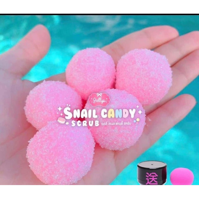 VIÊN TẮM TẨY TẾ BÀO CHẾT SNAIL CANDY SCRUB THÁI LAN