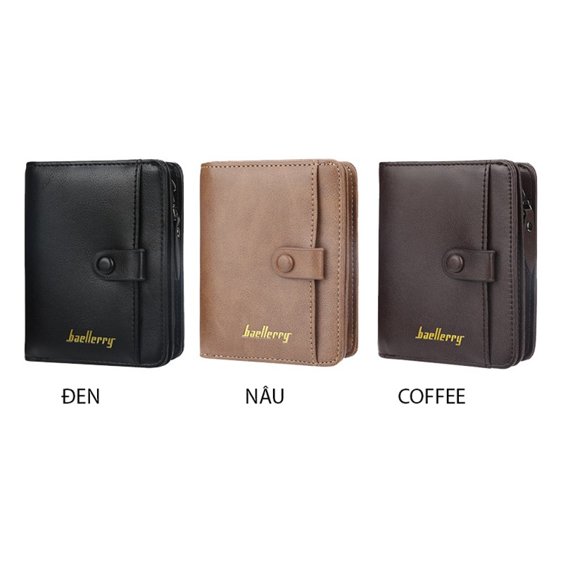 [Mã WABRWB24 giảm 30K đơn 99K] Vì Cầm Tay Thời Trang Unisex Chính Hãng Baellerry Cầm Tay 3 Màu Siêu Đẹp BR39-MOZUNO | BigBuy360 - bigbuy360.vn