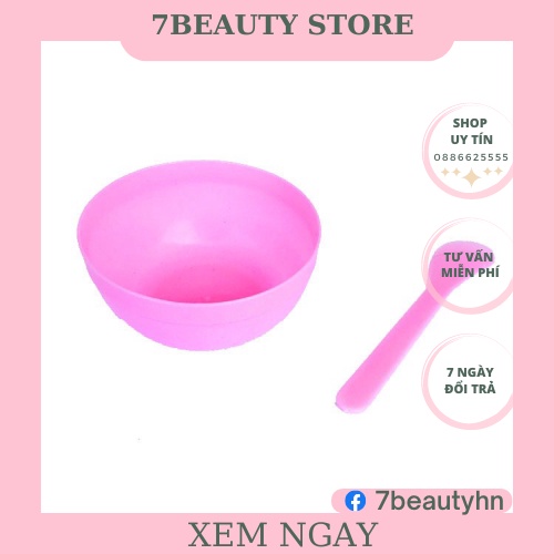 Combo 10 bát+ thìa đắp mặt nạ dùng spa thẩm mỹ viện