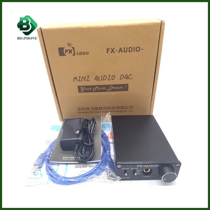  DAC NGHE NHẠC LOSSLESS FX-AUDIO DAC X6 CHÍNH HÃNG