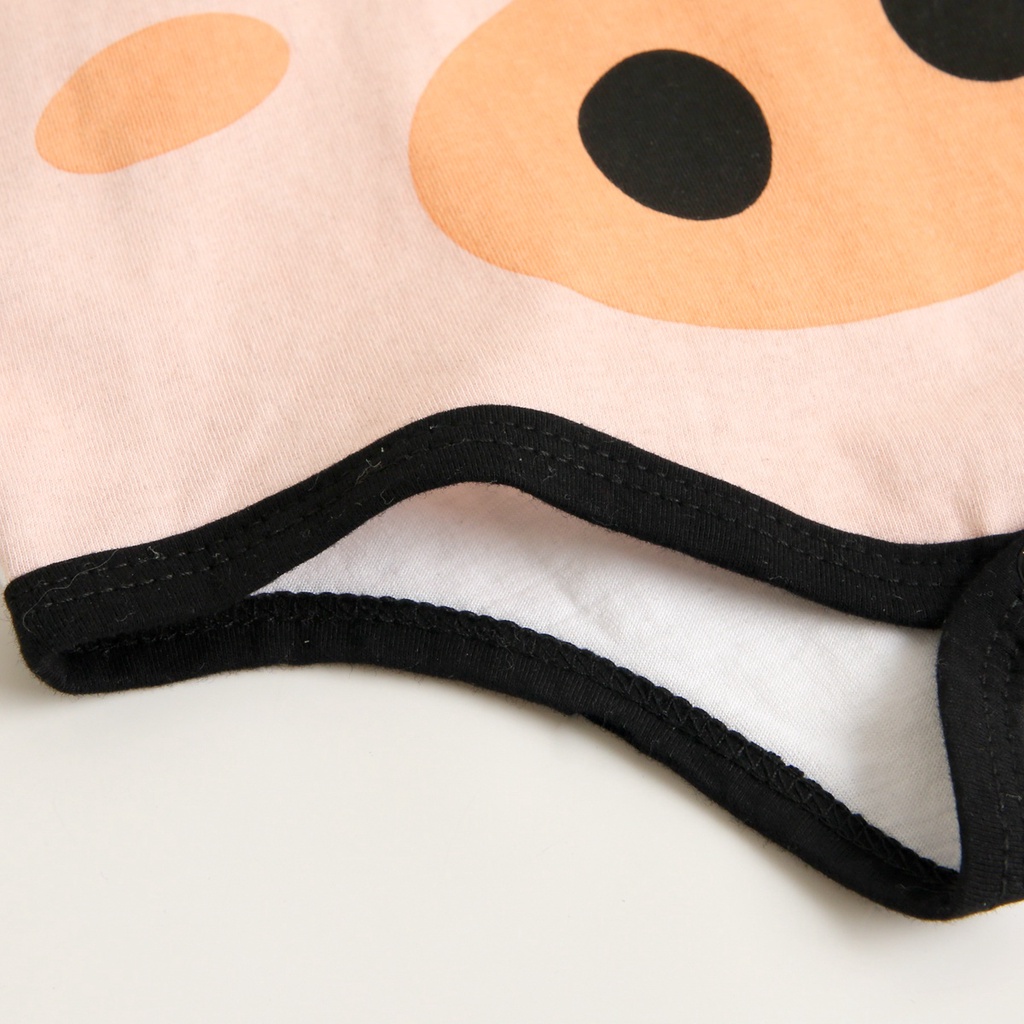 Sanlutoz Mùa hè Đứa bé Áo liền quần Không tay Bông Hoạt hình Dễ thương