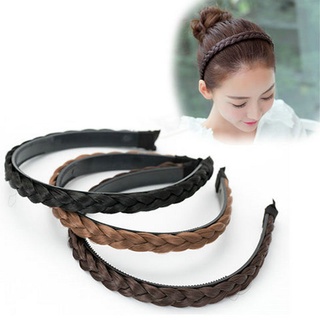 Búi tóc giả Bện băng đô co giãn