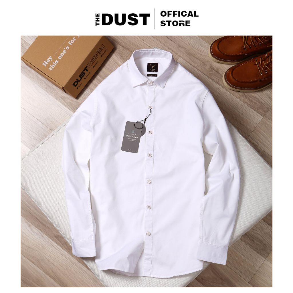 Áo sơ mi nam dài tay Stoshi cao cấp, áo sơ mi nam công sở basic, form slimfit, nhẹ thoáng mát