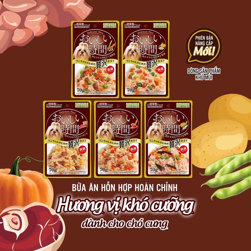 Pate DoggyMan Sụn Gà & Rau Củ Tươi Cho Chó Mọi Lứa Tuổi