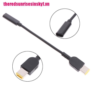 Giắc Chuyển Đổi Từ Usb Type C Female Sang Square Dc Male Cho Lenovo Thinkpad