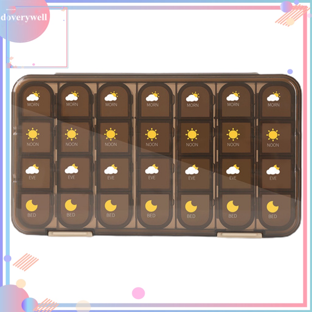 Hộp Đựng Thuốc Chia 3/4 Lần Tiện Dụng Cho Gia Đình