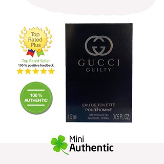 Mini - vial nước hoa gucci guilty 1,5ml