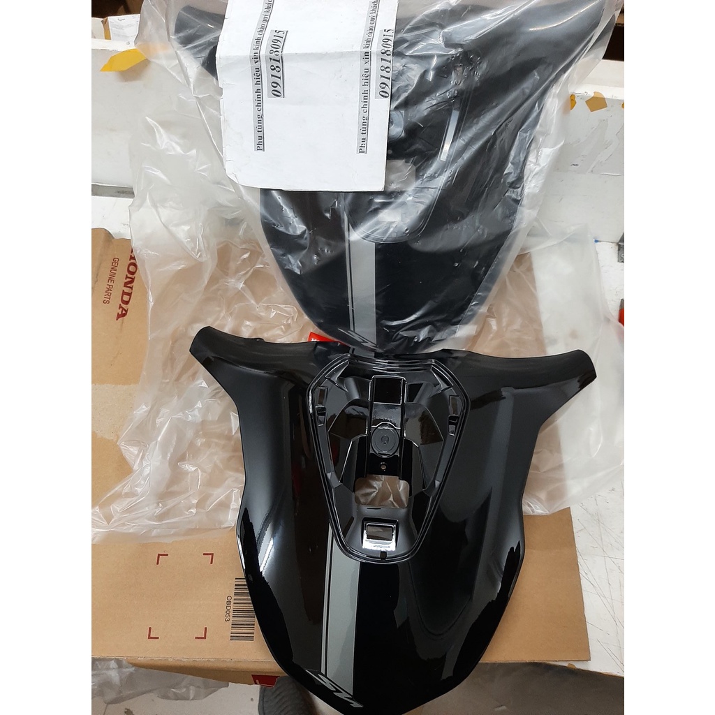 Bộ ốp mặt nạ trước sh 2020-2021-2022 đen bóng honda