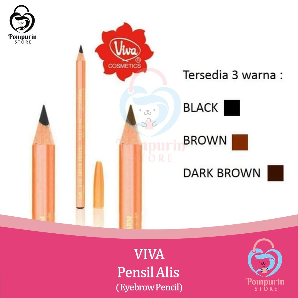 Viva (hàng Mới Về) Bút Chì Kẻ Lông Mày Chính Hãng Chất Lượng Cao