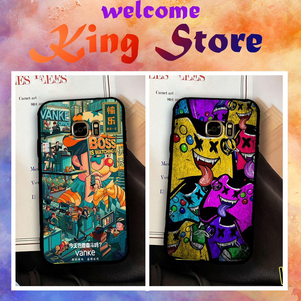 Ốp lưng Samsung S6/S6 Edge/S7/S7 Edge in hình Tranh 2D nhiều chủ đề siêu đẹp, độc, lạ_KINGSTORE.HN_Ốp SS S6/S6E/S7/S7E