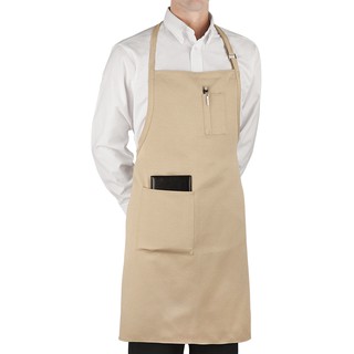 Tạp dề yếm trơn - đồng phục kaki cao cấp