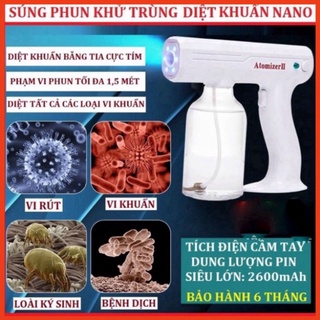 ⚡️𝐇𝐚̀𝐧𝐠 𝐋𝐨𝐚̣𝐢 𝐈⚡️Súng Phun Khử Khuẩn - Súng Diệt Khuẩn Phun Khử Trùng NANO Tia UV Khử Khuẩn Trong Xe Hơi