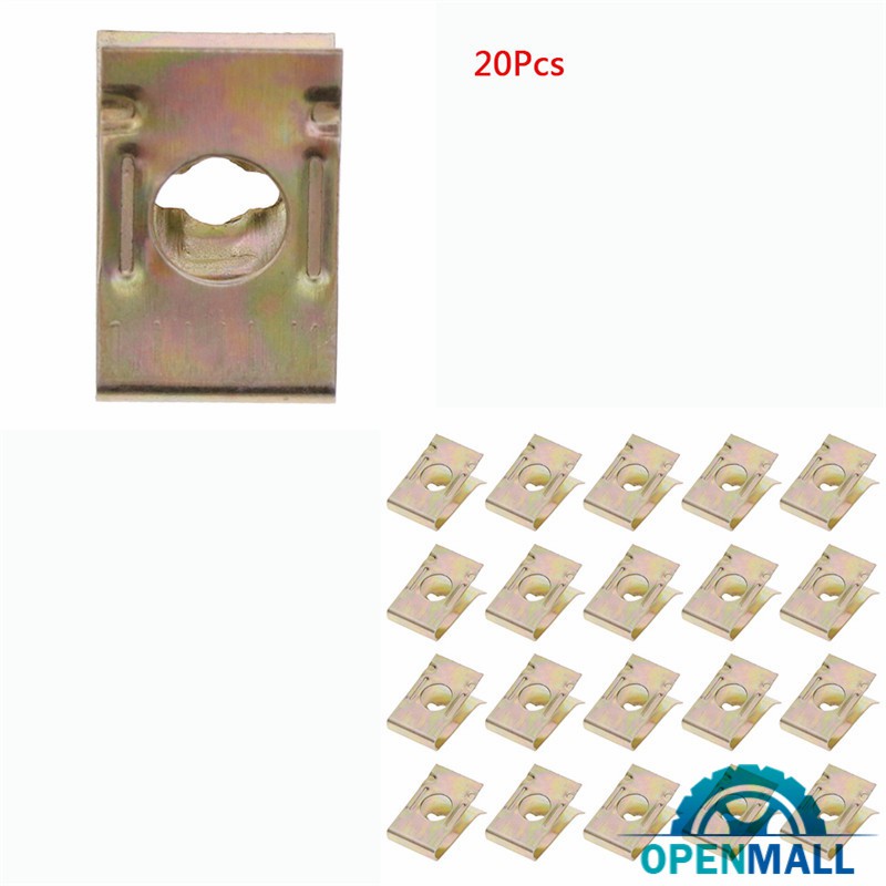 Set 20 kẹp hình chữ U cố định dây cáp gắn cửa ô tô chuyên dụng tiện lợi