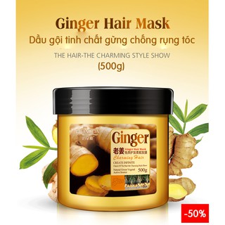 Kem ủ chống rụng tóc tinh chất gừng Bioaqua 500g