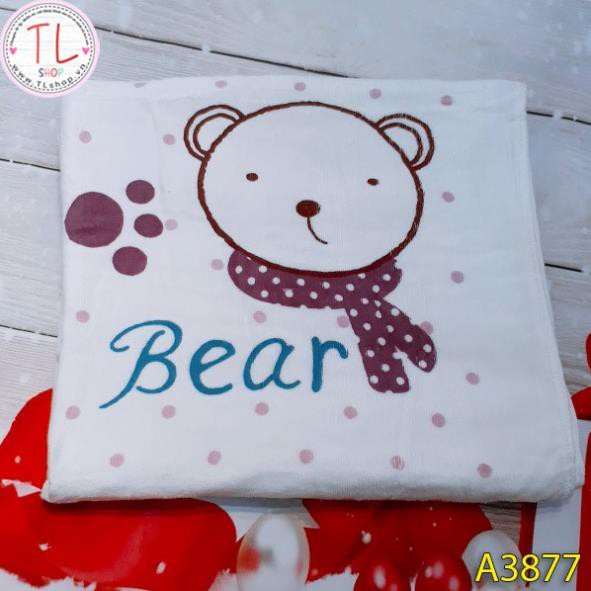 Khăn cho bé - khăn tắm Bear chú gấu xinh xắn - khăn tắm