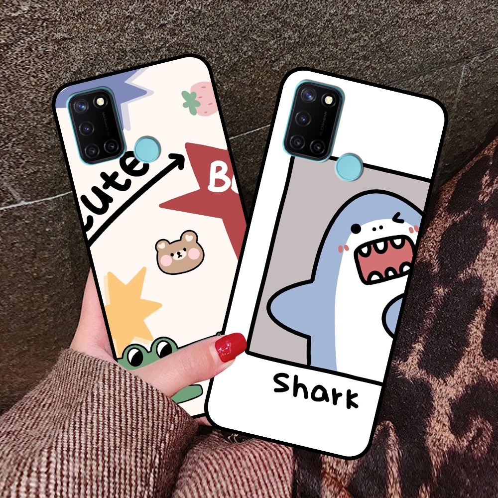 Ốp Realme C17 / 7i in hình cá mập, khủng long dễ thương, cute (T01 - T06)