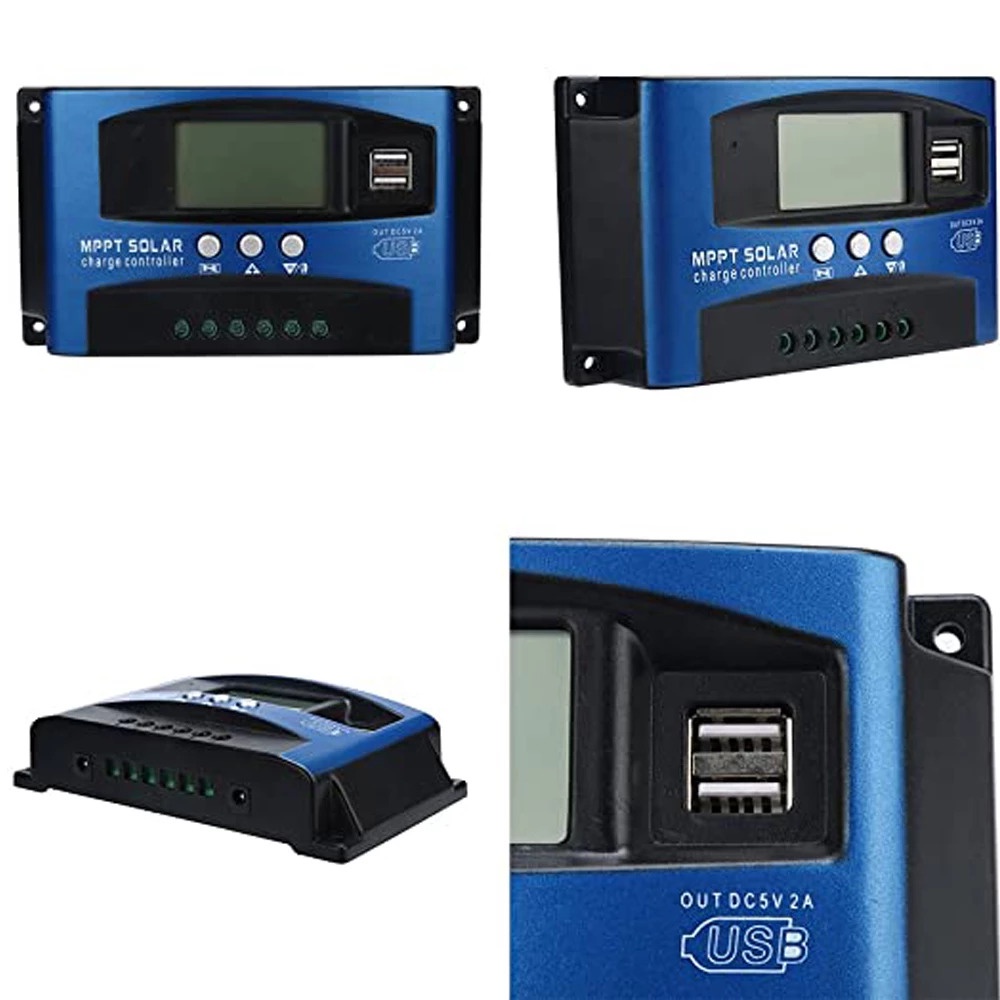 Bộ Điều Khiển Sạc Năng Lượng Mặt Trời MPPT 100A 60A 50A 40A 30A 12V 24V