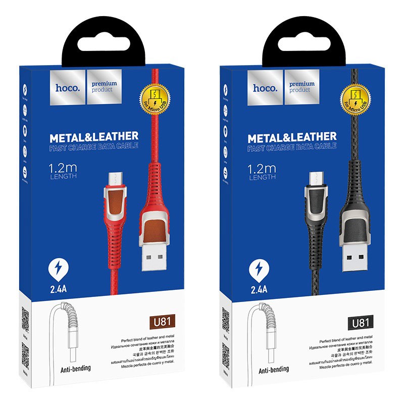 Cáp Sạc Nhanh Hoco U81 Micro USB Chính Hãng
