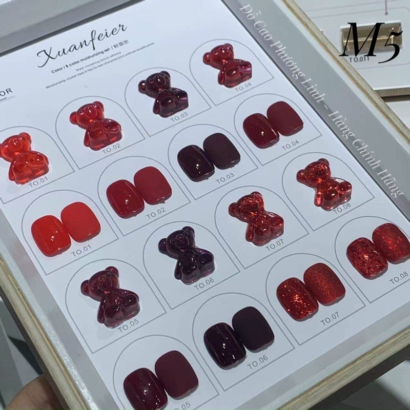 Set sơn gel verygood 8 màu , tặng bảng màu cao cấp