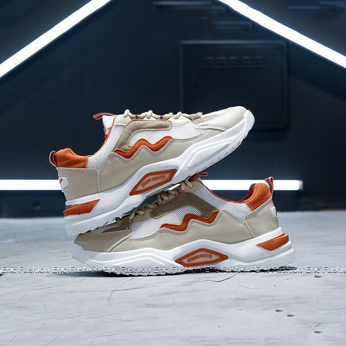 Giày Thể Thao Nam Tập Gym Chạy Bộ Thể Dục Eric Fashion giày sneaker nam cổ thấp giá rẻ G241