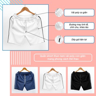 Quần thun poly co giãn 4 chiều QPL01 Trắng - Mengo