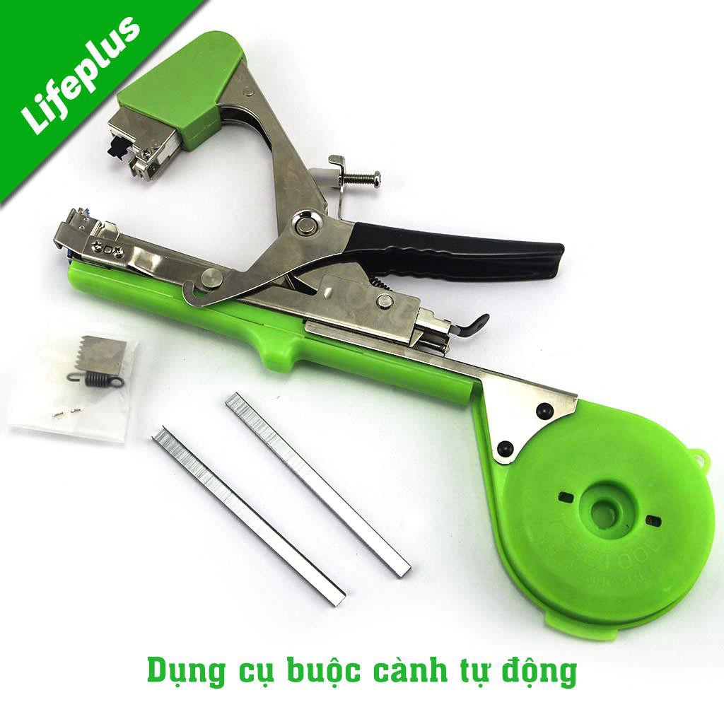 Bộ Dụng Cụ Buộc Cành Cây, Dây Leo tự động, Tặng kèm Băng Buộc Cành và 1000 Ghim