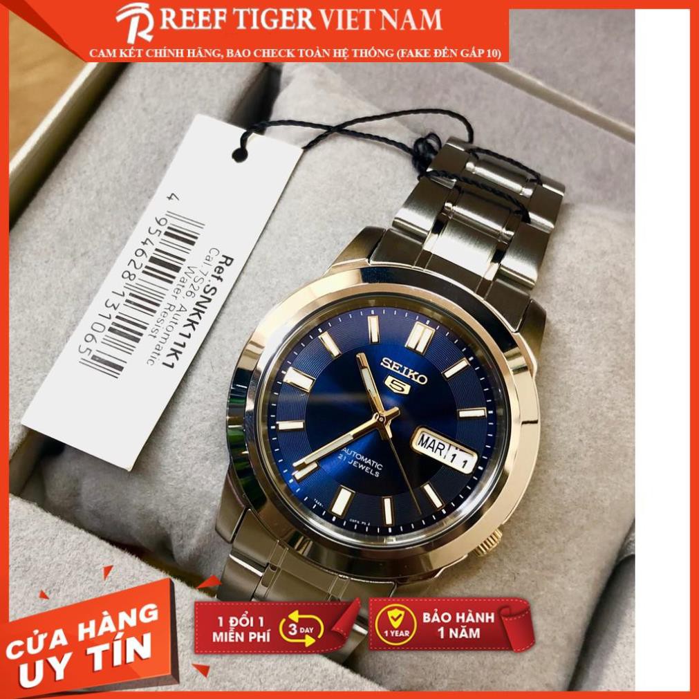 Đồng hồ nam Seiko 5 SNKK11K1 - Máy Automatic - Kính khoáng cứng
