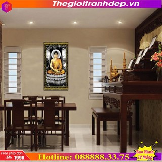 Tranh dán tường Phật Thích Ca Mâu Ni  VST-06