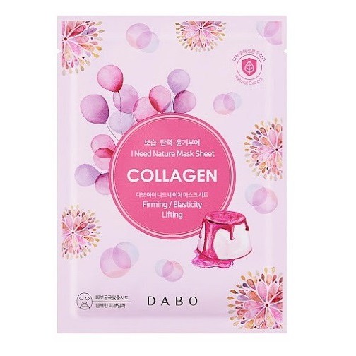 Mặt Nạ Collagen DABO I NEED NATURE COLLAGEN Hàn quốc 23ml/gói- HÀNG CHÍNH HÃNG.