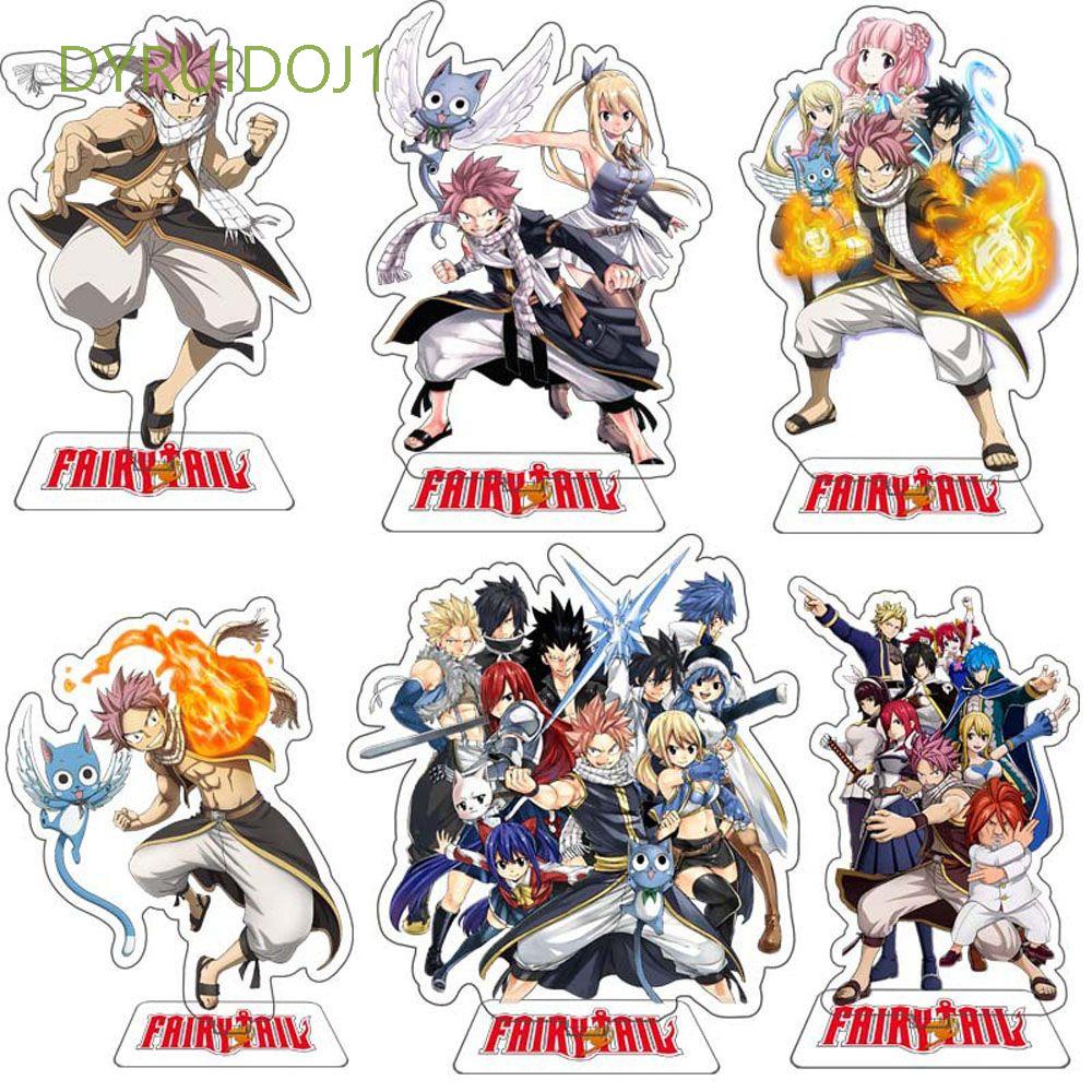 Mô hình nhân vật anime Fairy Tail bằng acrylic kèm giá đỡ trưng bày tỉ lệ 1:1