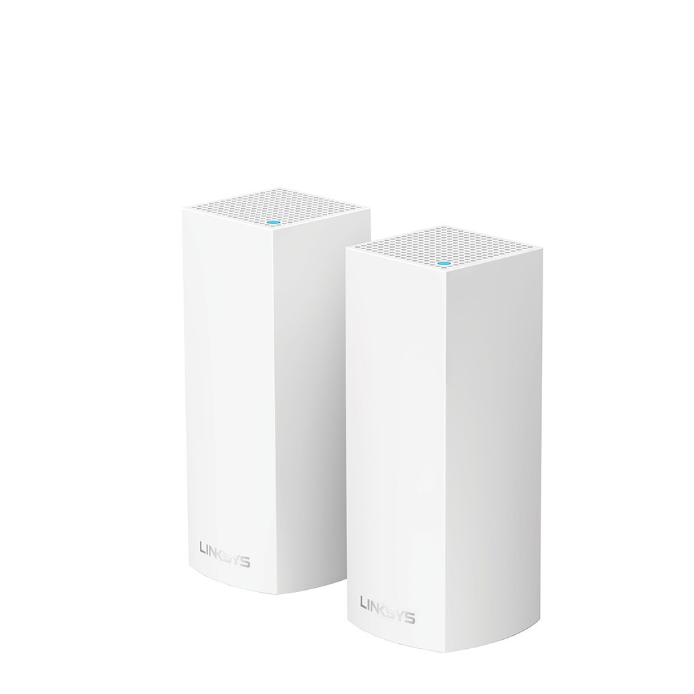 (2 PACK) Bộ phát wifi LINKSYS VELOP WHW0302 chuẩn AC tốc độ 4400mbps Tri-band intelligent mesh wifi 5 MU-MIMO system