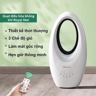 Quạt Điều Khiển Không Cánh Từ Xa 3 Cấp Độ Gió, Đảo Gió 180 Độ [Bảo Hành 6 Tháng]