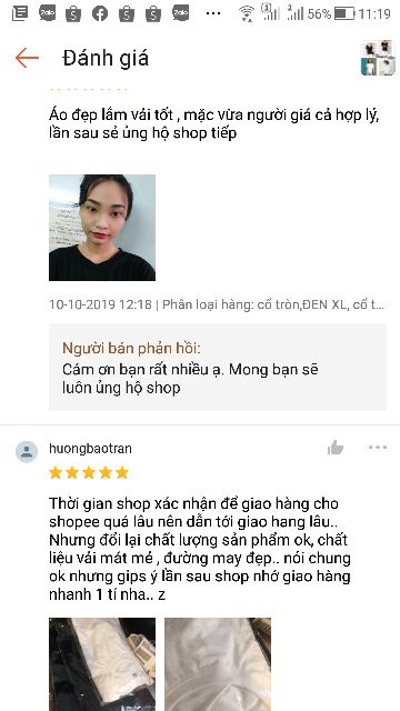 [FREESHIP50K] ÁO THUN TRƠN ĐEN TRẮNG CỔ TRÒN - CỔ TIM