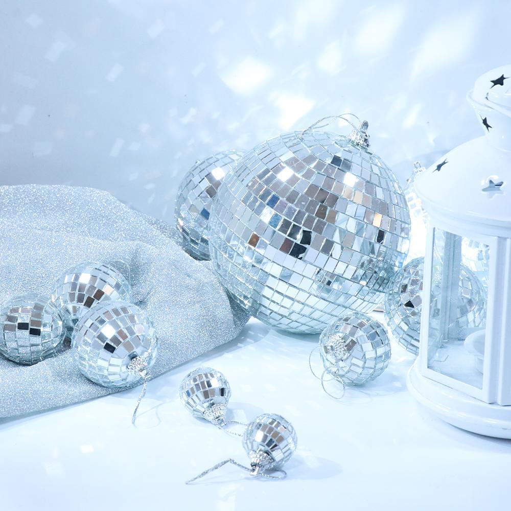 Quả Cầu Kính Phản Quang Trang Trí Cây Thông Giáng Sinh
