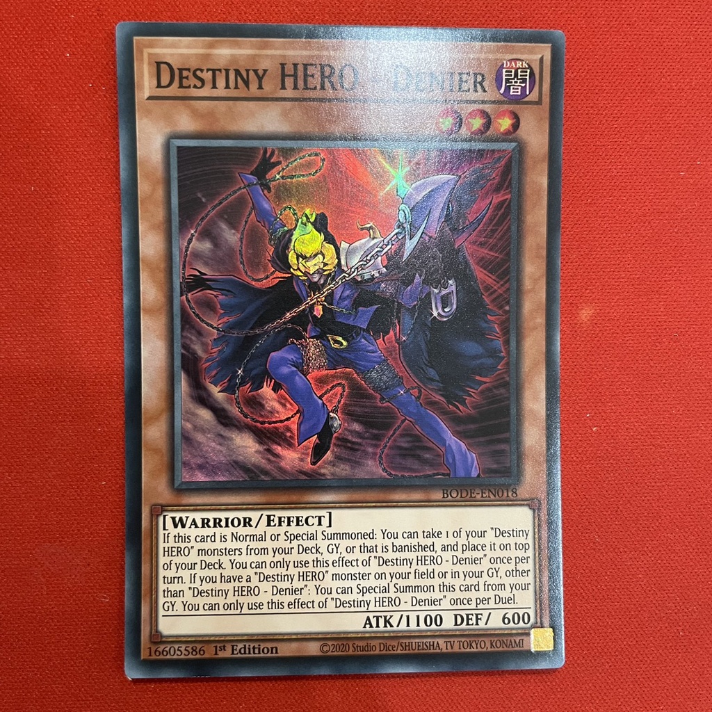 [EN-JP][Thẻ Bài Yugioh Chính Hãng] Destiny Hero - Denier