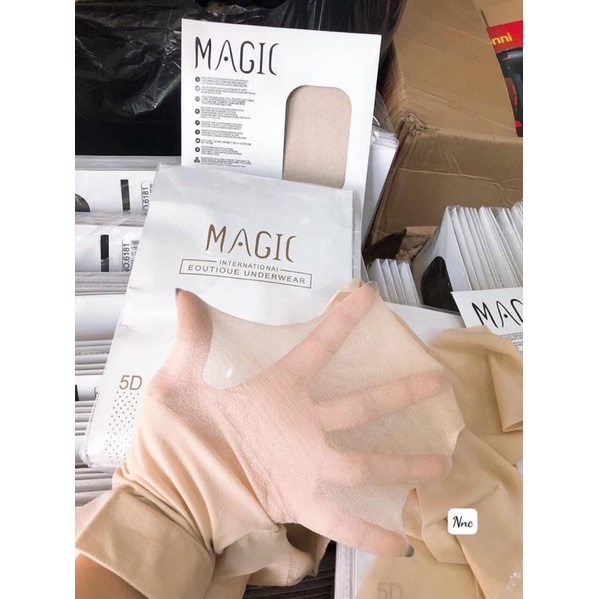 Quần tất giấy nữ siêu mỏng tàng hình 5D Magic Hàn Quốc