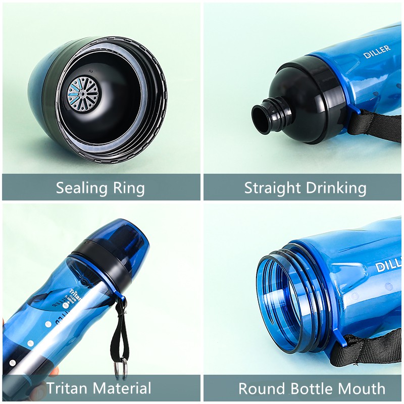 Bình Nước Thể Thao 550ml 700ml 550ml / 700ml D29 Chống Rò Rỉ Tiện Dụng