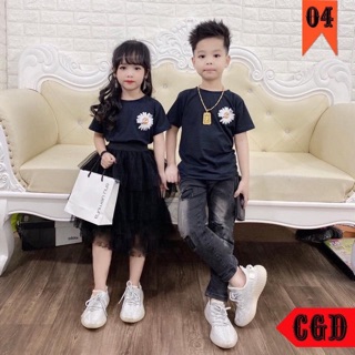 SẴN ÁO HOA CÚC GIA ĐÌNH