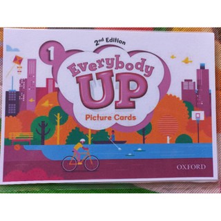 Bộ Flashcard Everbody Up 1 khổ A5 ép plastic