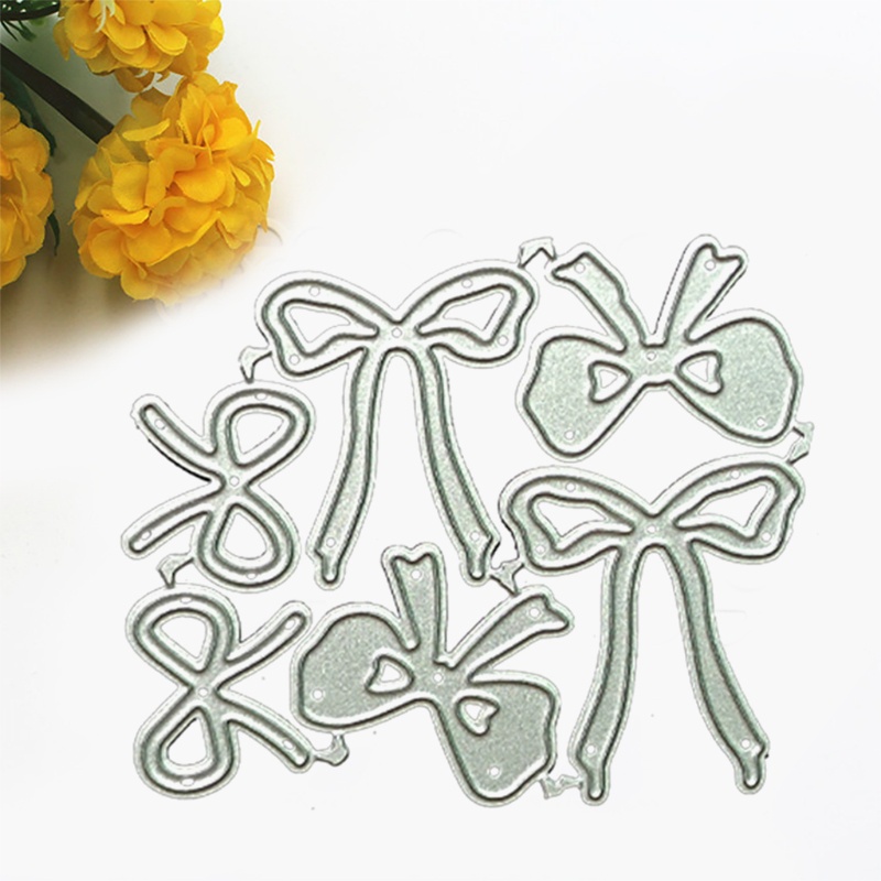 QQ Khuôn Cắt Giấy Kim Loại Hình Nơ Xinh Xắn