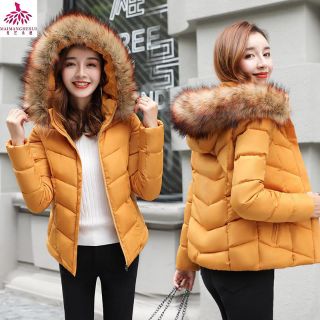 Áo phao dáng ngắn có mũ