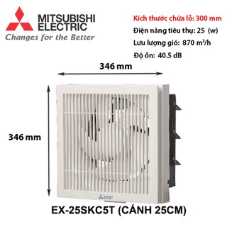 Quạt thông gió mitsubishi ex-25skc7t