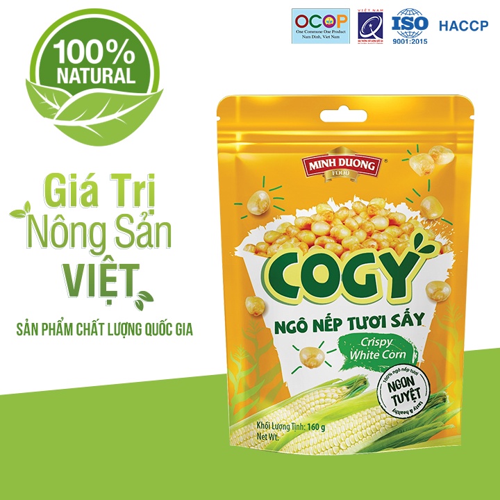COGY Ngô nếp tươi sấy 160g